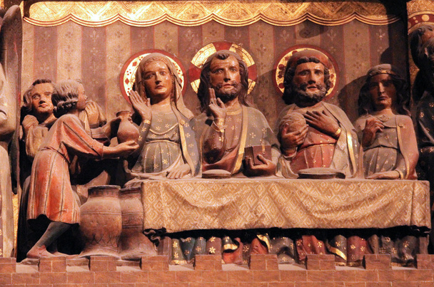 Kristuksen viimeinen ateria, Notre, Damen katedraali Pariisissa
 - Valokuva, kuva