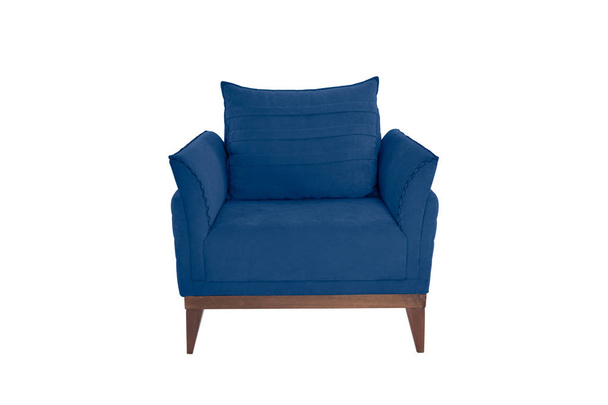 fabric and wood armchair modern designer - Foto, Imagem