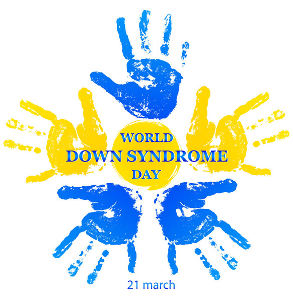 Dünya Down Sendromu Günü - Vektör, Görsel