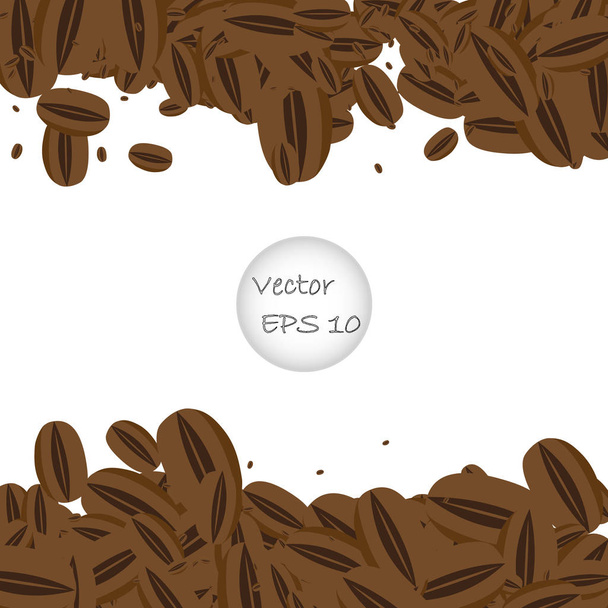 coffee background, for your design, coffee beans, take away, vec - Vettoriali, immagini