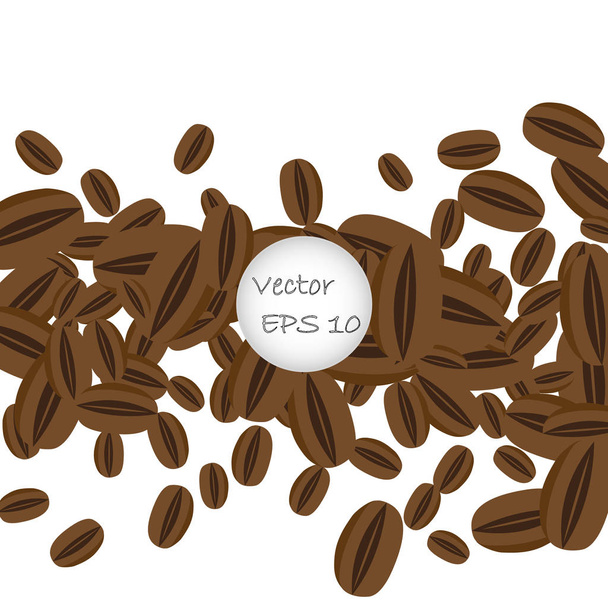 coffee background, for your design, coffee beans, take away, vec - Vettoriali, immagini