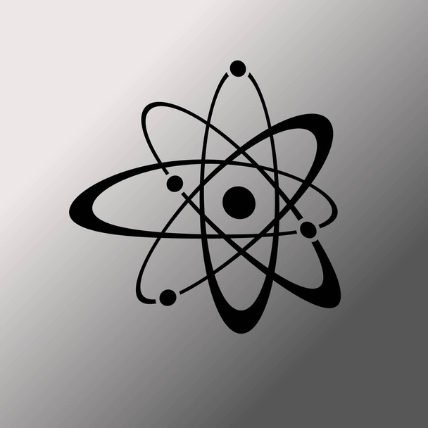 Ilustrace ikony znaku atomu - Vektor, obrázek