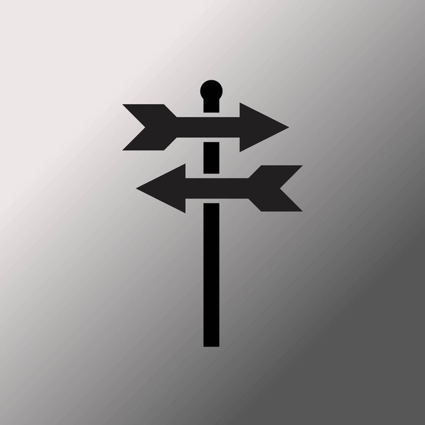 Wegweiser Symbol Illustration Vektor - Vektor, Bild