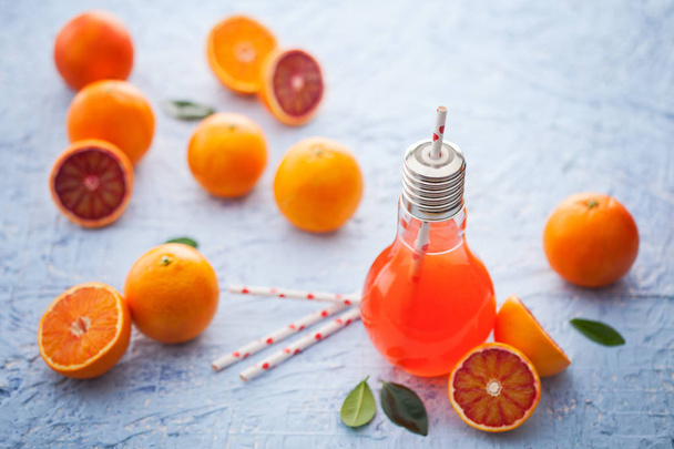 赤、オレンジ ジュース - 写真・画像