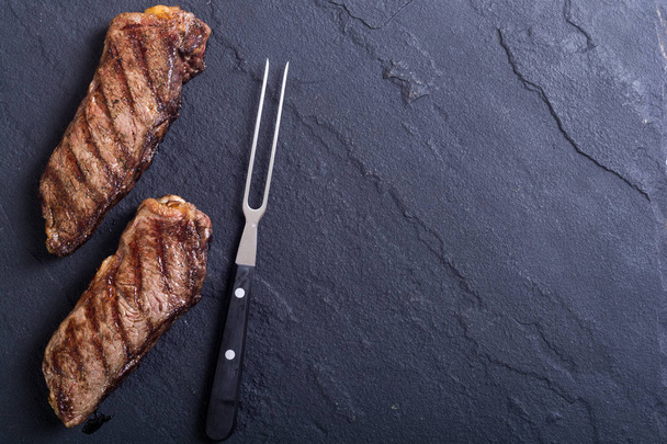 Grilled New York steak - Фото, зображення