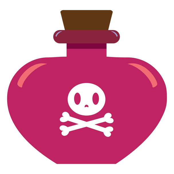 cute kawaii potion colorful isolated - Vector, Image