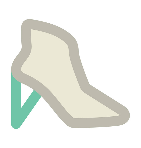 High Heel Bold Vector Icon - Вектор,изображение