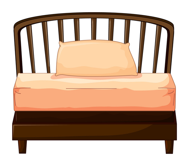 A bed - Vector, Image