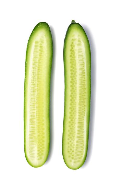Cucumber isolated on white background - Foto, Imagem