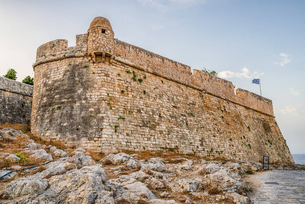 Fortezza veneziana in città Rethymno all'isola di Creta - Grecia
 - Foto, immagini