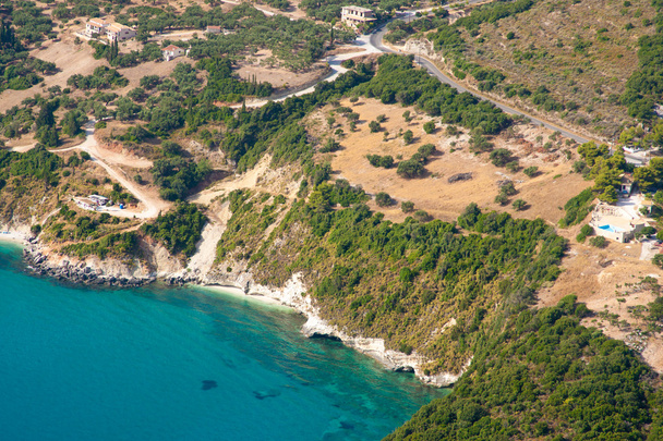 the island of Zakynthos Greece from the air - Фото, зображення