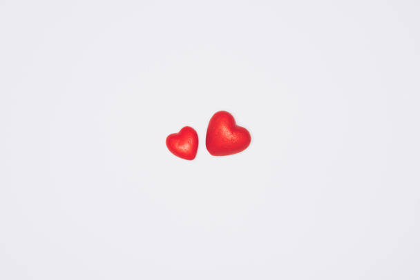 small red hearts isolated on white - Valokuva, kuva