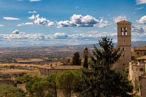 Landschap van Assisi - Foto, afbeelding