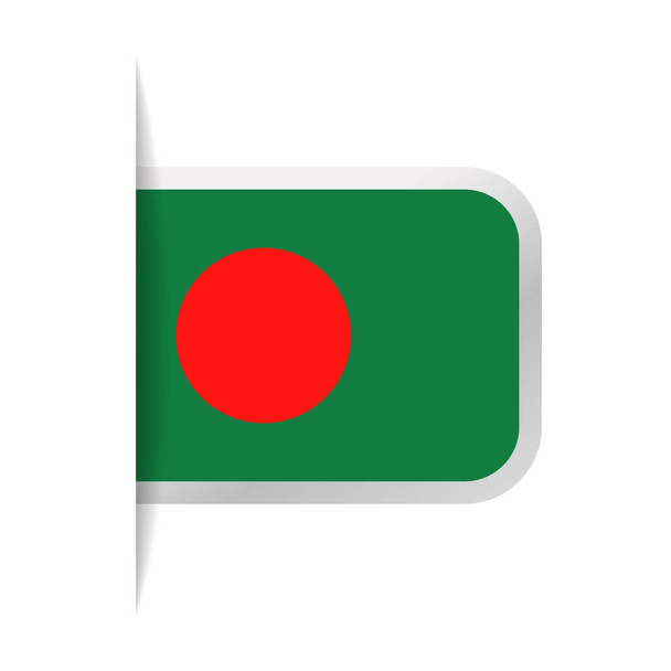 Bangladesh Flag Vector Signet Icône
 - Vecteur, image