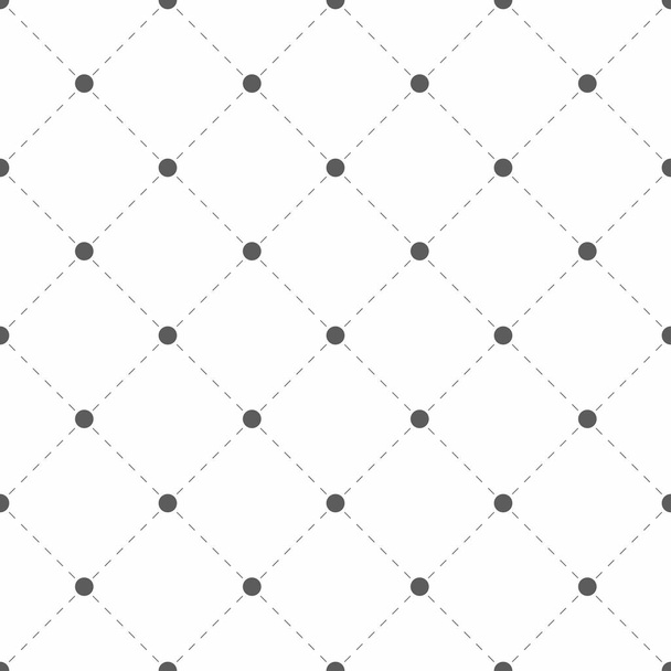 ポルカドット菱形とテクスチャ。幾何学的なシームレス パターン。破線でドット - ベクター画像