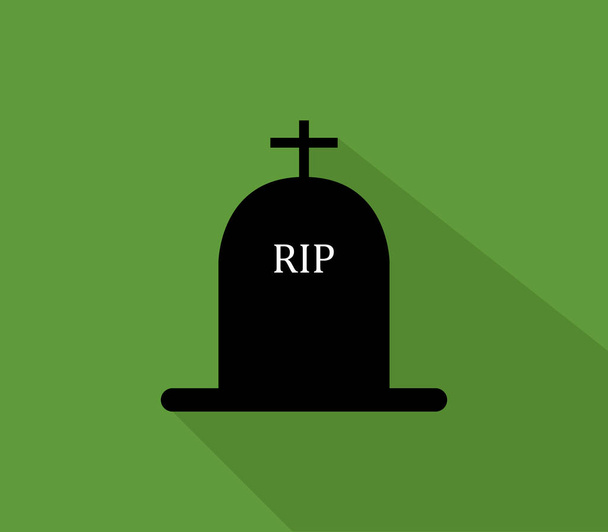 tombstone icon on white background - Vector, Image