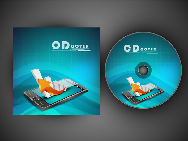 CD Cover design for your business. EPS 10. - Vektor, kép