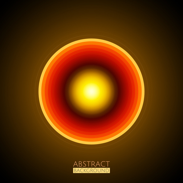 Abstract glowing circle background - Διάνυσμα, εικόνα
