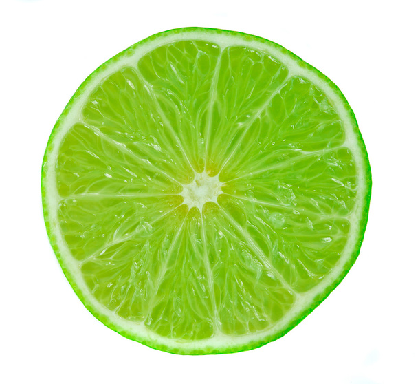Fresh lime isolated on white background - Valokuva, kuva