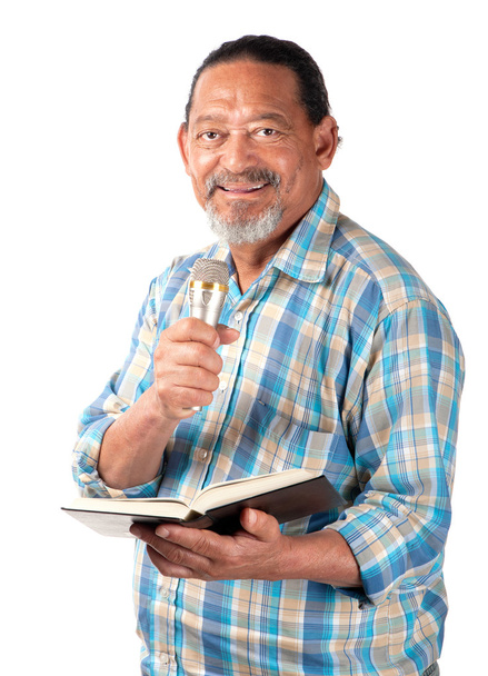 Happy senior preacher - Photo, Image