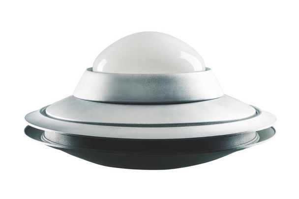 Classic, Retro UFO isolated on white - Photo, Image