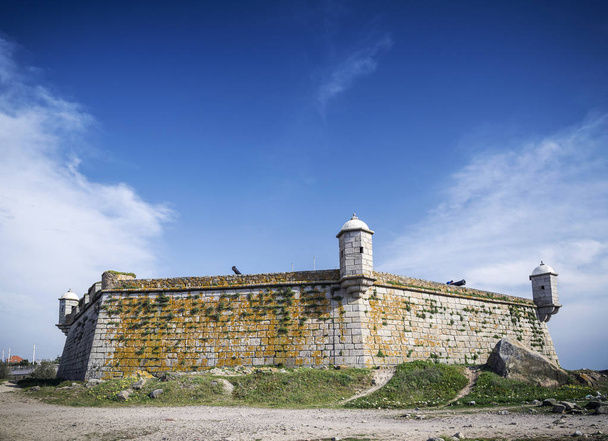 castelo do queijo fort landmark on porto coast portugal - Photo, image