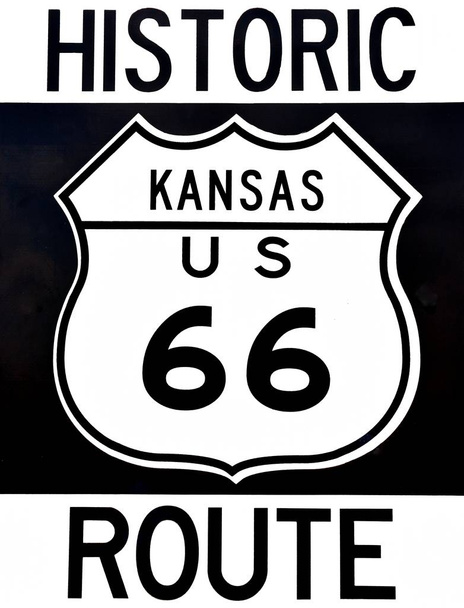 Старий історичний маршрут 66 знак
. - Фото, зображення