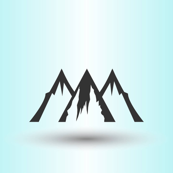 Formes de montagne pour Logos. Style de conception vectorielle
. - Vecteur, image