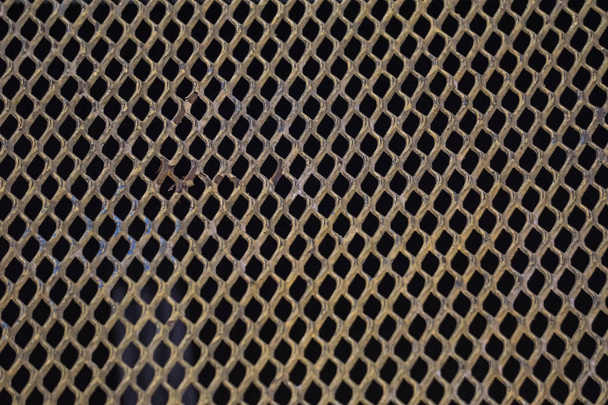 grille jaune rouillée motif
 - Photo, image