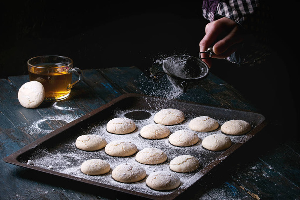 Homemade almond cookies - 写真・画像