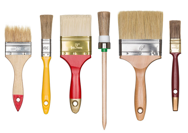 Paint brushes isolated - 写真・画像