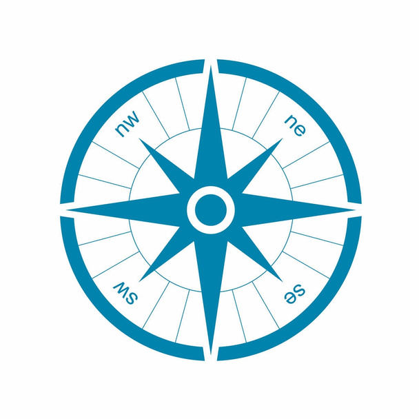 Compass wind rose vector design element - Vektor, obrázek