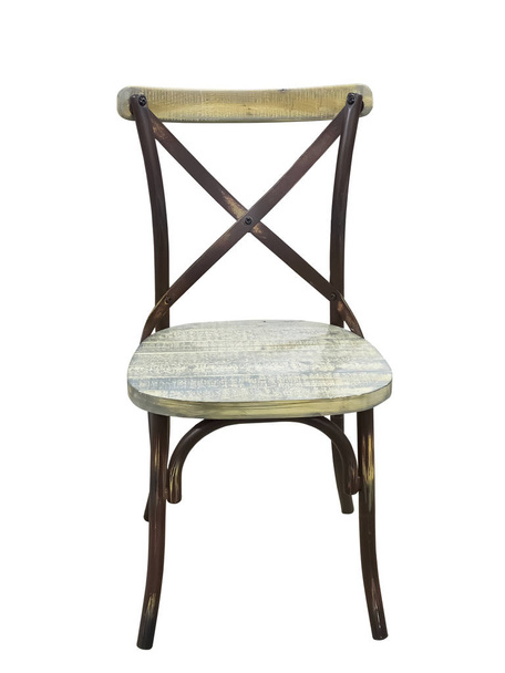 Chaise en bois courbé brun
. - Photo, image