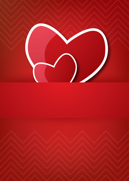 valentine heart illustration - Vector, Imagen