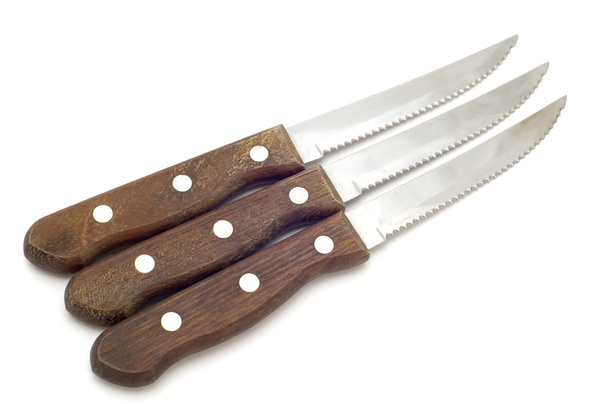 Cuchillo de cocina sobre blanco
 - Foto, Imagen