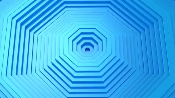 Achtergrond van achthoeken. Abstract achtergrond, 2 in 1, lus (301-600 frames), gemaakt in 4k, 3d animatie - Video