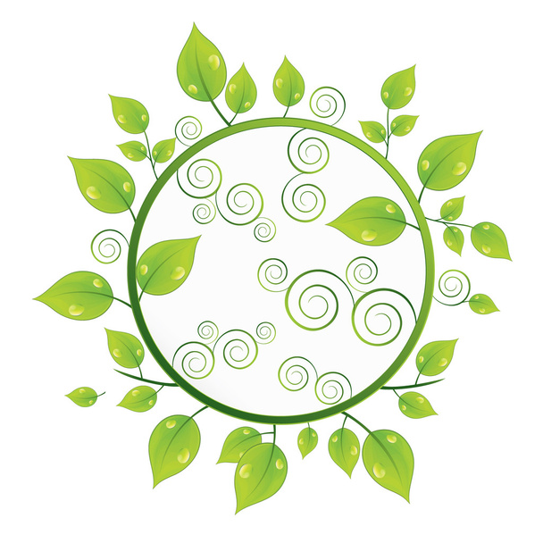 Green plant concept - Vector, imagen
