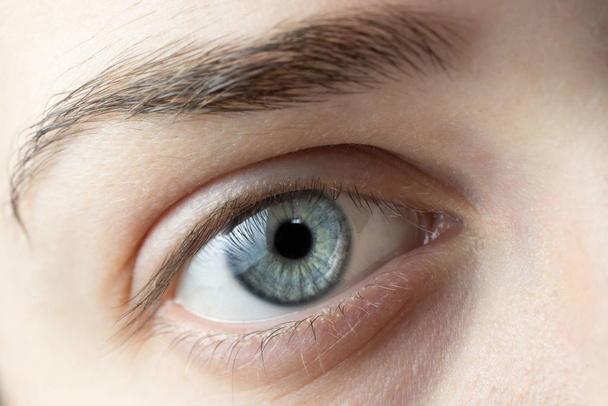 Macro image of human eye - Foto, afbeelding