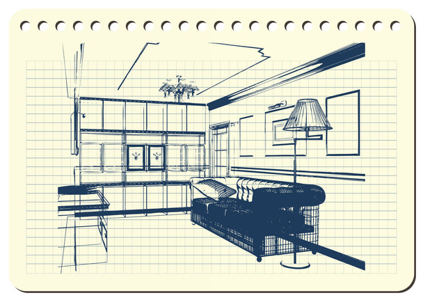 Illustration graphique avec architecture décorative 15 _ 2
 - Vecteur, image