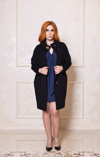 Stylish and fashionable womens top winter clothes 7605. - 写真・画像