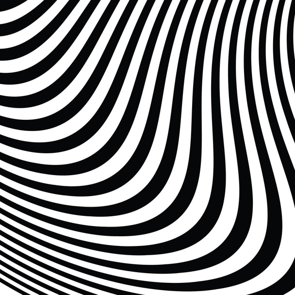 Абстрактний чорно-білий сучасний смугастий фон
 - Вектор, зображення