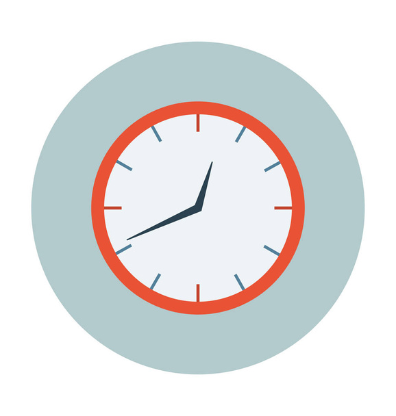 Alarm clock Flat Vector Icon  - Vector, Imagen