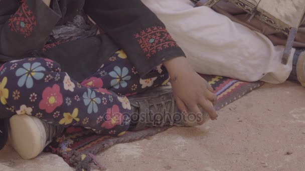 Chudinka jordánských pokryta mouchy - Záběry, video