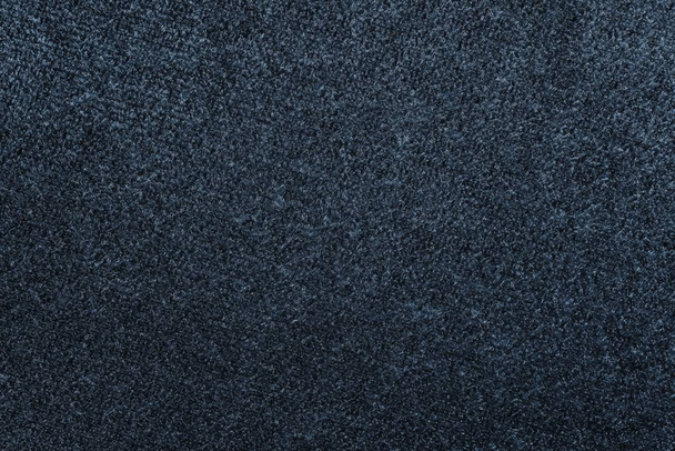 macrophoto van fluwelen stof van indigo blauw - Foto, afbeelding
