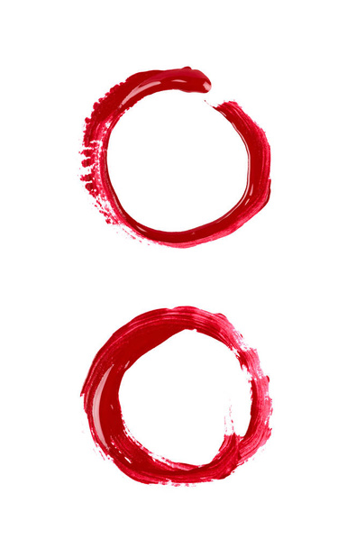 Circle made with a paint stroke isolated - Foto, immagini