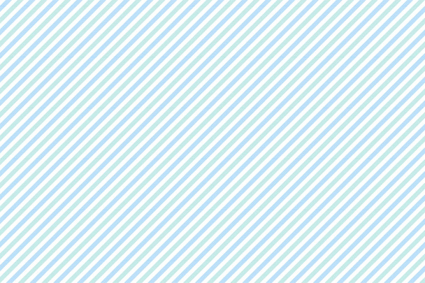 Blue green pastel color striped seamless pattern - Vector, Image