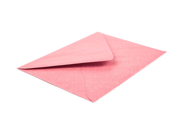 Single closed envelope isolated - Φωτογραφία, εικόνα