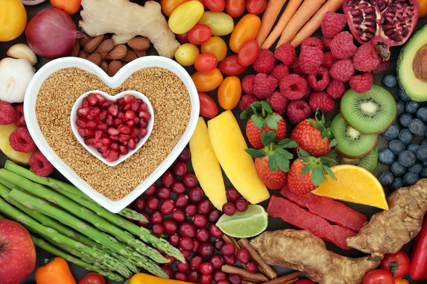 Alimento saludable para la aptitud cardíaca
 - Foto, imagen