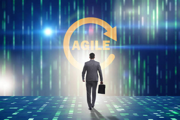Concept of agile software development - Photo, Image