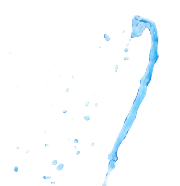 Splash of liquid in motion isolated - Foto, Bild